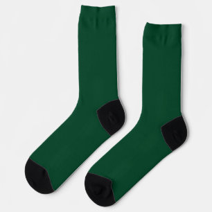Chaussette Vert de course britannique (couleur solide)