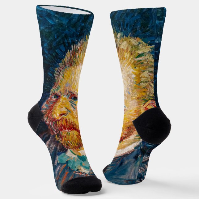 Chaussette Vincent Van Gogh - Autoportrait (Angulaire)