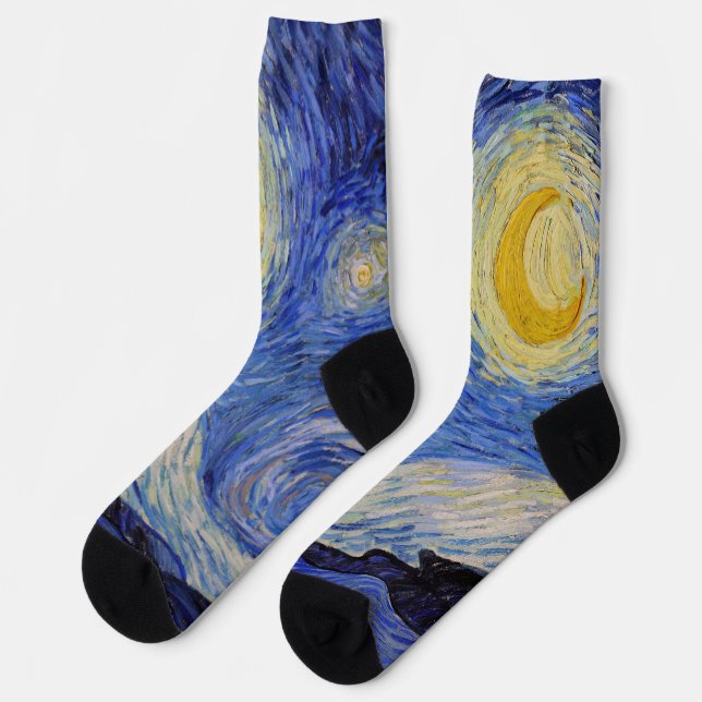 Chaussette Vincent Van Gogh - Le Starry (Gauche)