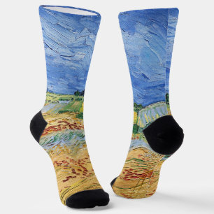 Chaussette Vincent van Gogh - Les champs / Plaine à Auvers