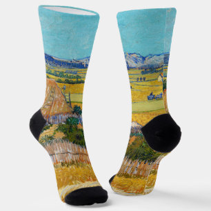 Chaussette Vincent van Gogh - Récolte à La Crau
