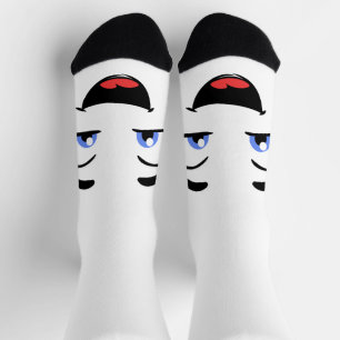 Chaussette Visage souriant
