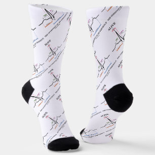 Chaussette Vivez La Condition De Mon Rythme Sinus Existence