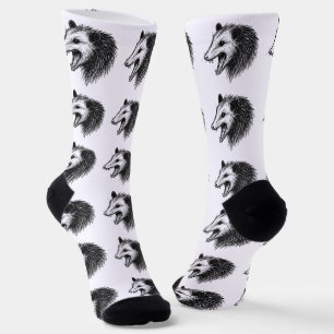 Chaussette Vivez Vilain Fake Votre Mort Manger Trash Drôle Op