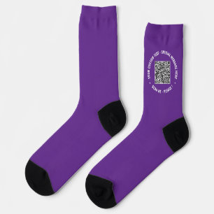 Chaussette Vos chaussettes personnalisées avec code QR drôle 