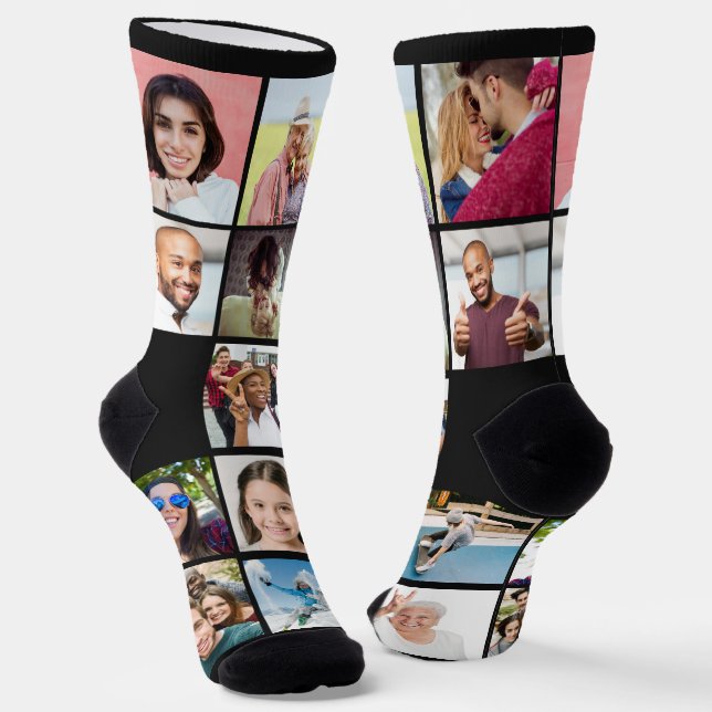 Chaussette VOS PHOTOS Personnalisées (Angulaire)