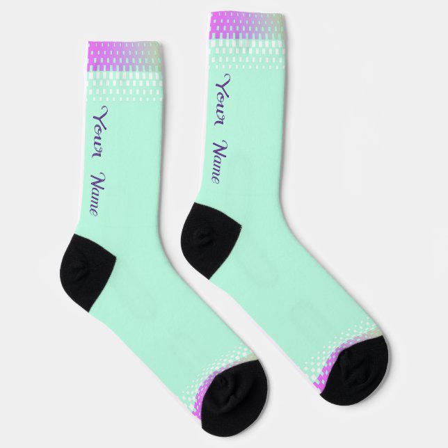 Chaussette Votre NOM Personnalisez les Chaussettes de l'équip (Droite)