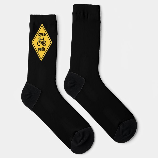 Chaussette Voyage de Cycopath Funny Road pour T-shirt de Love (Droite)