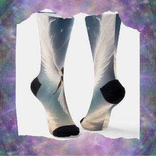 Chaussette Whispers divins : Héraut transcendantal angélique