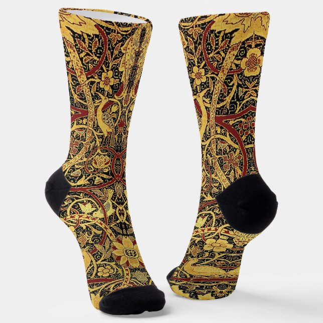 Chaussette William Morris Bullerswood Tapisserie Faux (Angulaire)