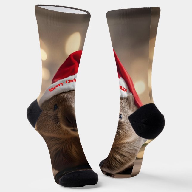 Chaussette "Wombat Wonderland : Un réveillon de Noël cosy" (Angulaire)
