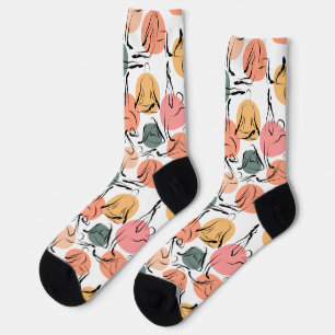 Chaussette Yoga pose motif Yoga sans couture motif 13 Clas