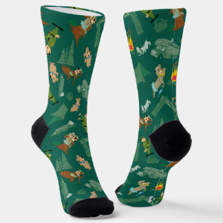 Chaussette Yogi Bear et les amis Jellystone Park Camp Motif