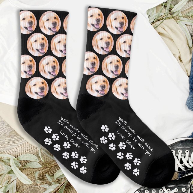 Chaussettes de chien avec photo de compagnie empre (Créateur téléchargé)