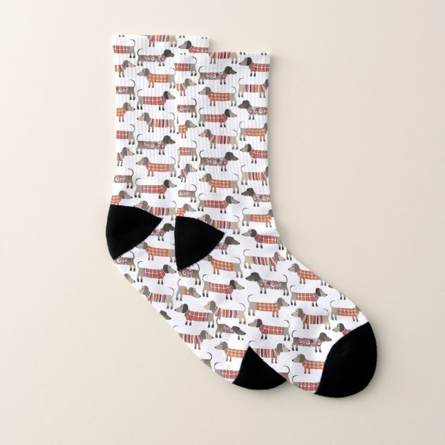 Chaussettes De Chien De Saucisson De Gros Mais Pet (Paire)