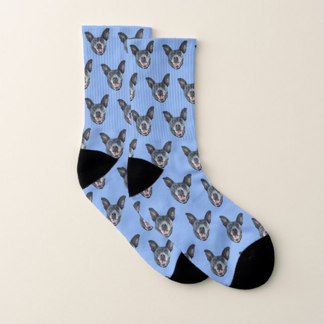Chaussettes de conception Dean Headshot (Paire)