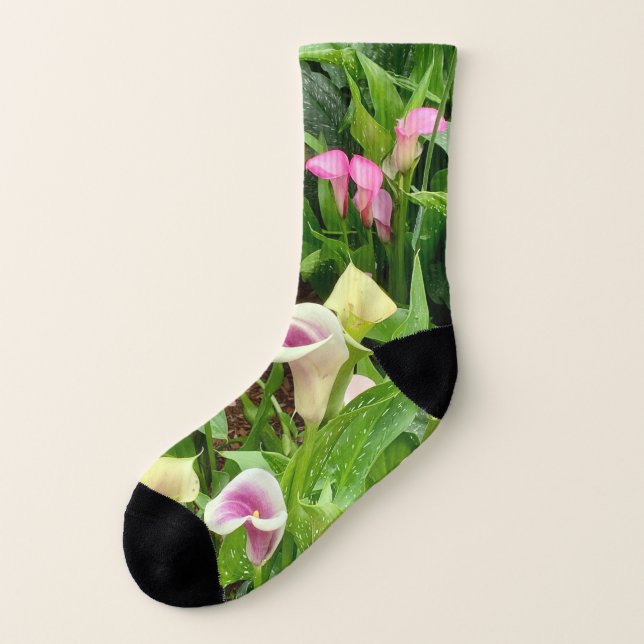 chaussettes de fleurs (Gauche - extérieur)