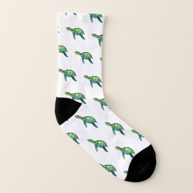 Chaussettes de tortue de mer (Gauche intérieur)
