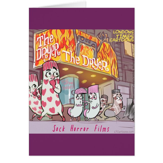 Chaussettes Films D'Horreur Le Sèche Drôle (Devant)