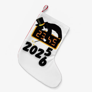 Chaussettes joyeux nouvel an chat