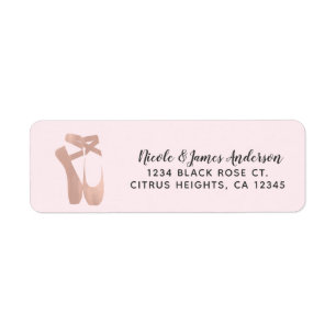 Chaussons de Ballet Roses Danse Rose Doré Ballerin
