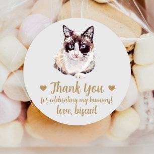 Chaussure à neige Mariage Chat Favoriser Stickers