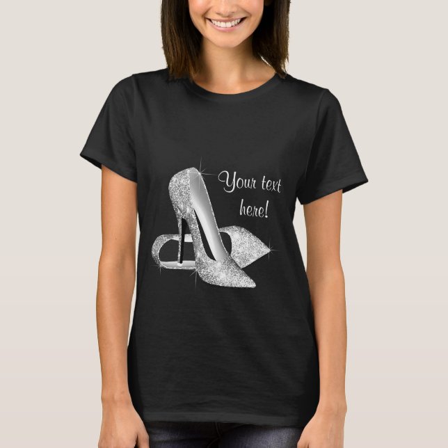 Chaussure à talon haut argent chic (Devant)