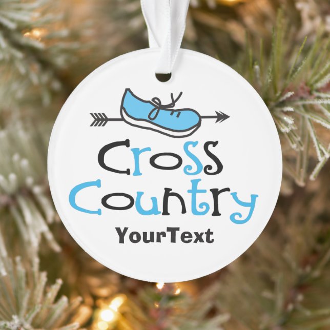 Chaussure bleu clair cross-country© 2 côtés (Arbre)