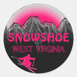 Chaussure de neige Virginie-Occidentale stickers s