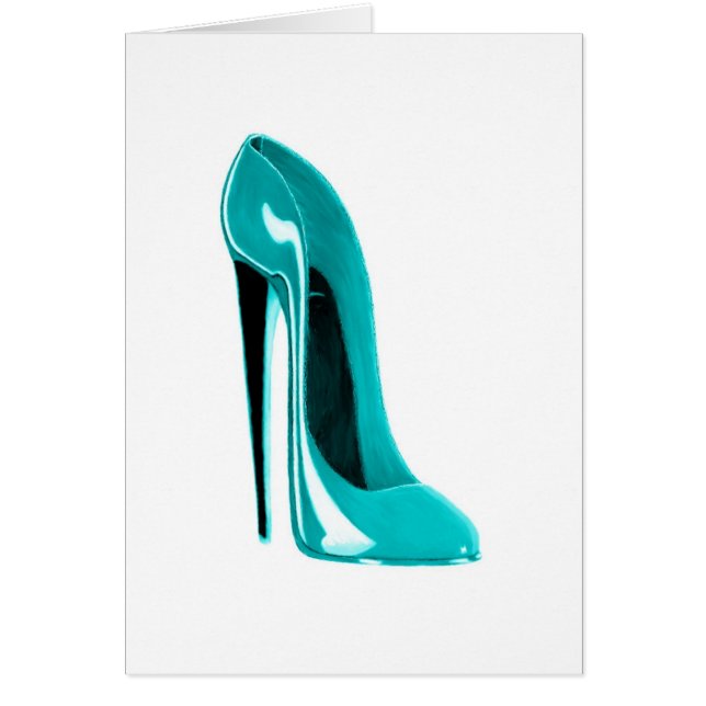 Chaussure de stylet de turquoise (Devant)