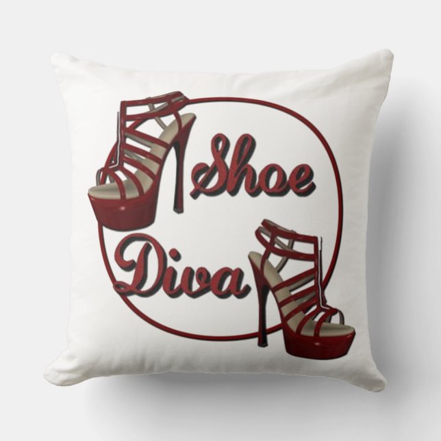 Chaussure Diva Oreiller Décoratif (Recto)