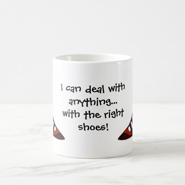 Chaussure humoristique Mug (Centre)
