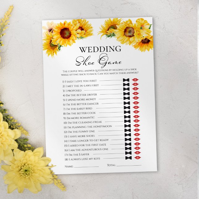 Chaussure mariage | Carte de jeu Fête des mariées  (Créateur téléchargé)