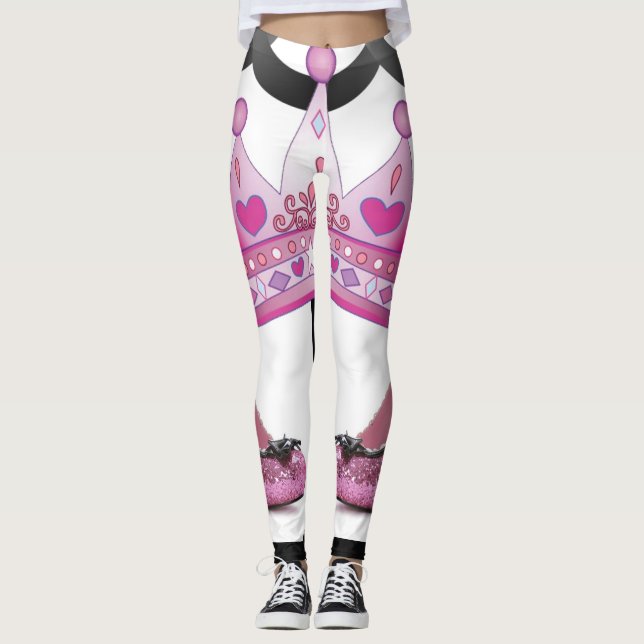 chaussure rose leggings (Devant)