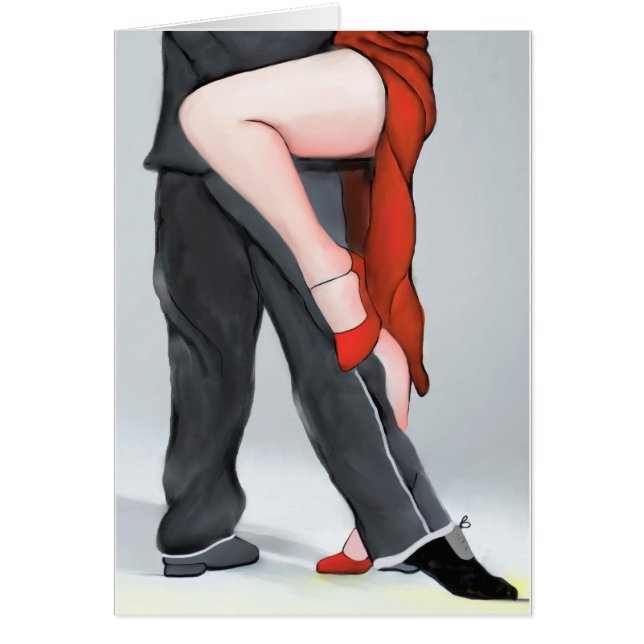 Chaussure rouge de tango (Devant)