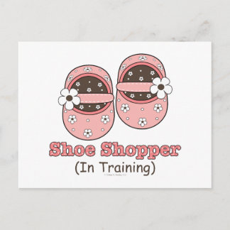 Chaussure Shopper En Formation Carte Postale