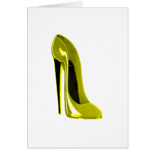 Chaussure stylet jaune mûre