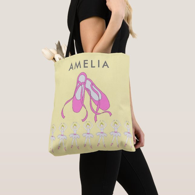 Chaussures de ballet Sac fourre-tout personnalisé (De près)