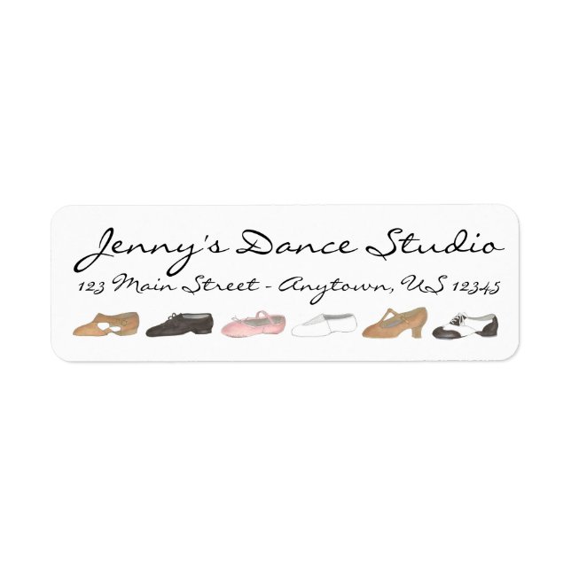 Chaussures de danse personnalisées Professeur Stud (Devant)