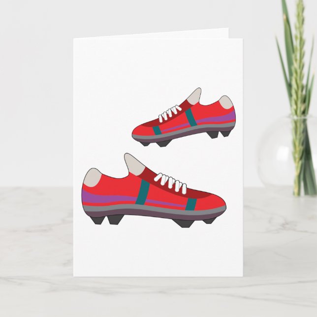 Chaussures de football Cartes de voeux (Devant)