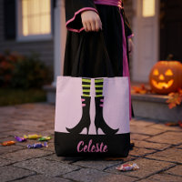 Chaussures de sorcière méchante Sac de trick or tr