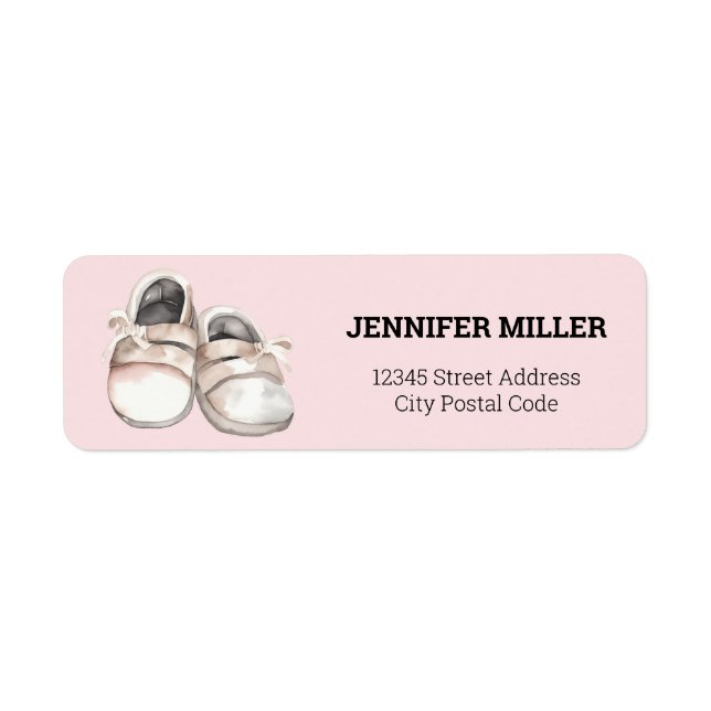 Chaussures pour bébé baby shower (Devant)