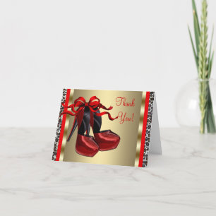 Chaussures Red High Heel Merci rouge