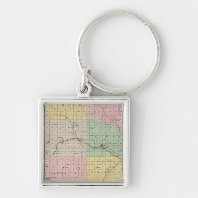 Chautauqua County, Kansas Keychain (Front)