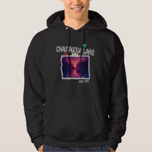 Chautauqua Lake New York Outdoors Vintage Hoodie