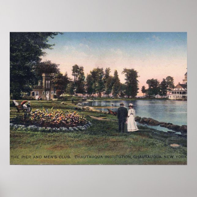 Chautauqua NY, New York, 1913 Vintage Poster (Front)