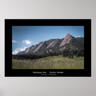 Chautauqua Park - Boulder, Colorado Poster