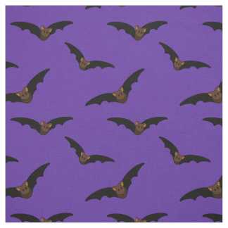 chauves-souris - motif en tissu violet