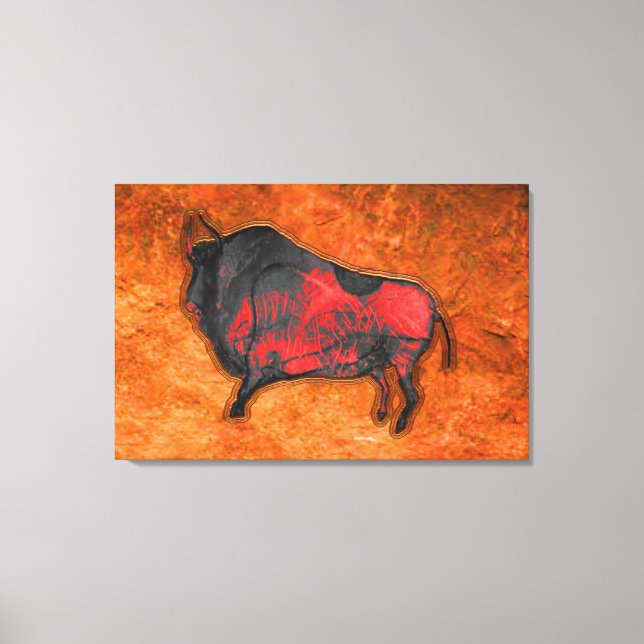 Chauvet Bison Canvas Print (Front)