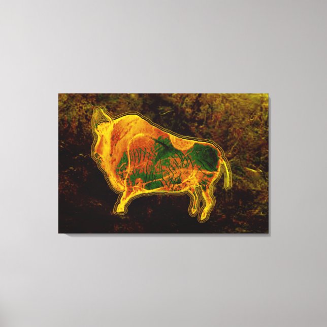Chauvet Bison Canvas Print (Front)